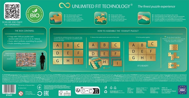 Puzzle TREFL Călătorie De O Mie De Mile 13500 Piese