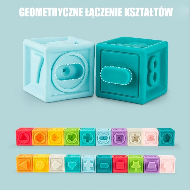 Jucărie senzorială cu puzzle pentru învățarea numerelor și sunetelor Woopie