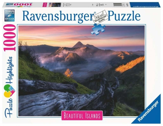 Puzzle insulae minunate: Muntele Bromo Java 1000 piese