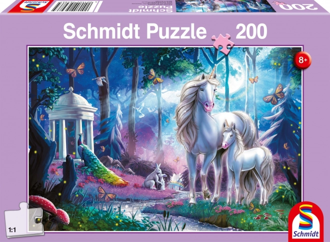 Puzzle Unicorni 200 piese SCHMIDT