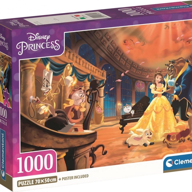 Motiv licențiat DISNEY: Frumoasa și Bestia