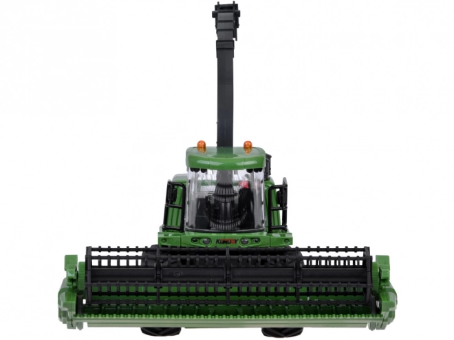 Tractor combină verde multifuncțională cu lumini și sunete