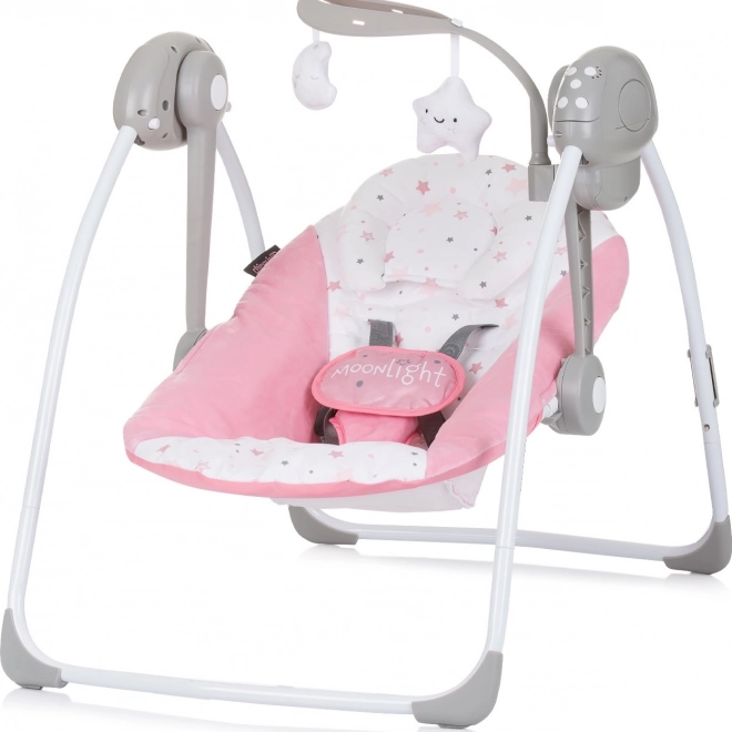 Sezlong pentru bebeluși Moonlight Flamingo