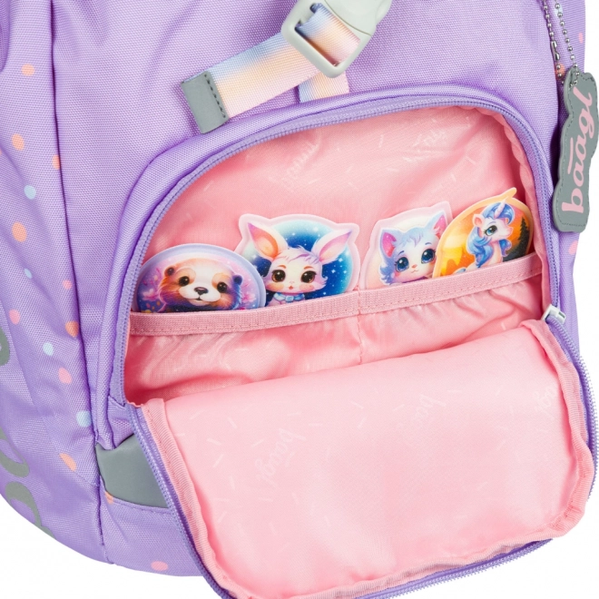 Set original BAAGL cu animale de companie: rucsac, penar, pungă