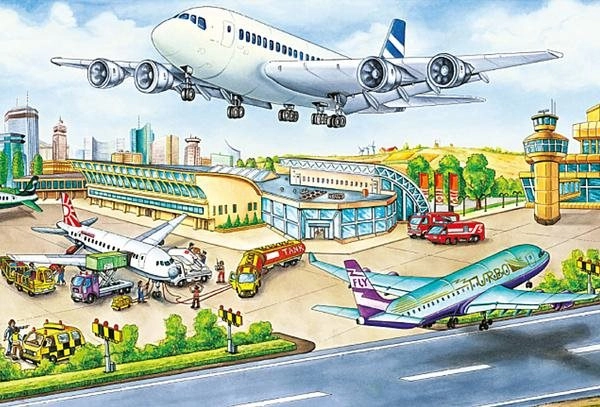 Aeroport plin de acțiune