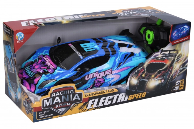 Mașină RC cu efecte luminoase și telecomandă 27 cm