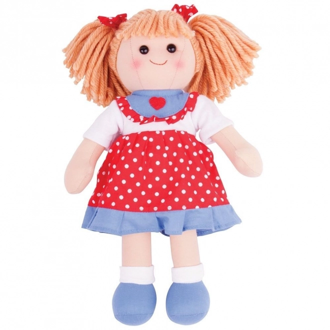 Păpușă textilă Emily 34 cm