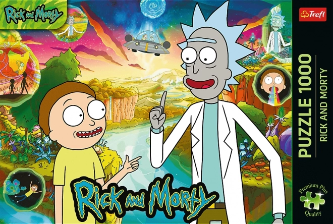 Puzzle Trefl Premium Plus: Rick and Morty 1000 piese