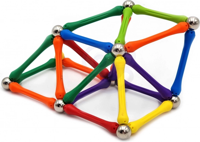 Blocuri magnetice de construcție Woopie Puzzle Creativ 180 buc