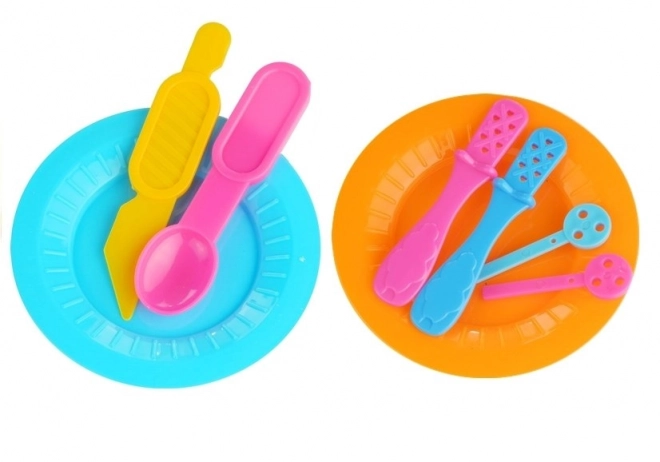 Set de plastilină de zi de naștere 6 culori cu accesorii