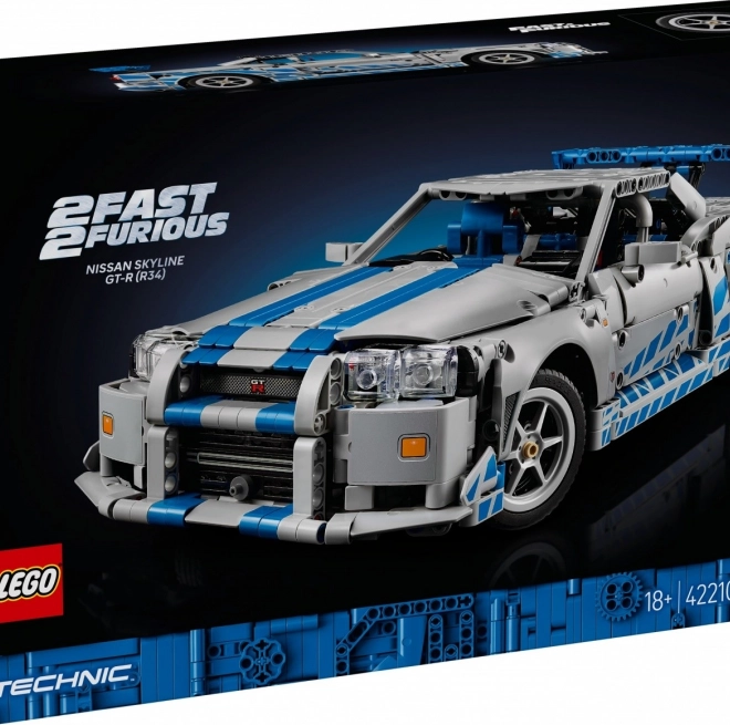 Klocki Technic Nissan Skyline GT-R din filmul Fast and Furious