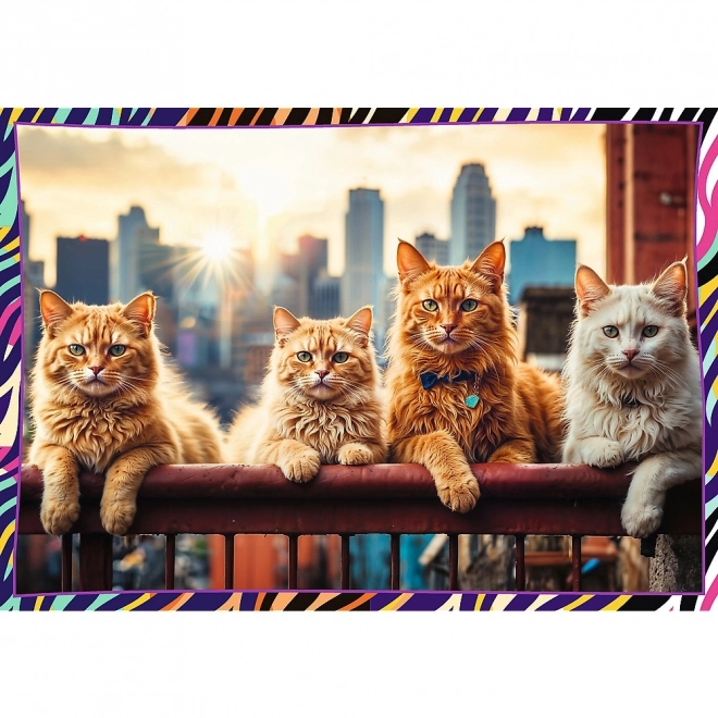 Puzzle 4 x 250 piese animale amuzante