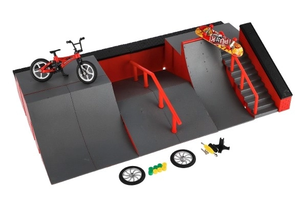 Set Fingerboard cu rampă și accesorii