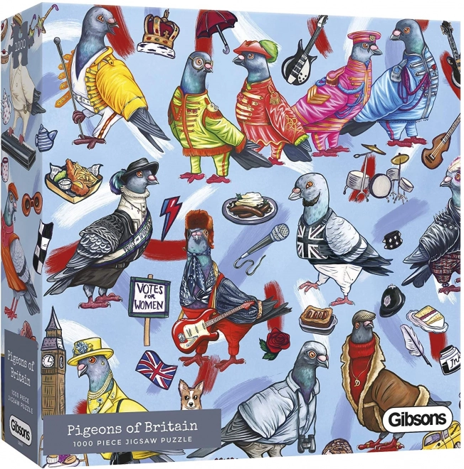 Puzzle Gibsons Porumbei Britanici 1000 piese