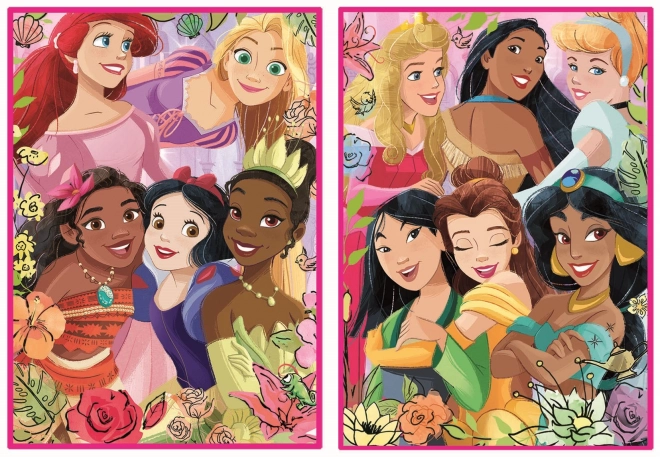Puzzle EDUCA Prințesele Disney 2x500 de piese