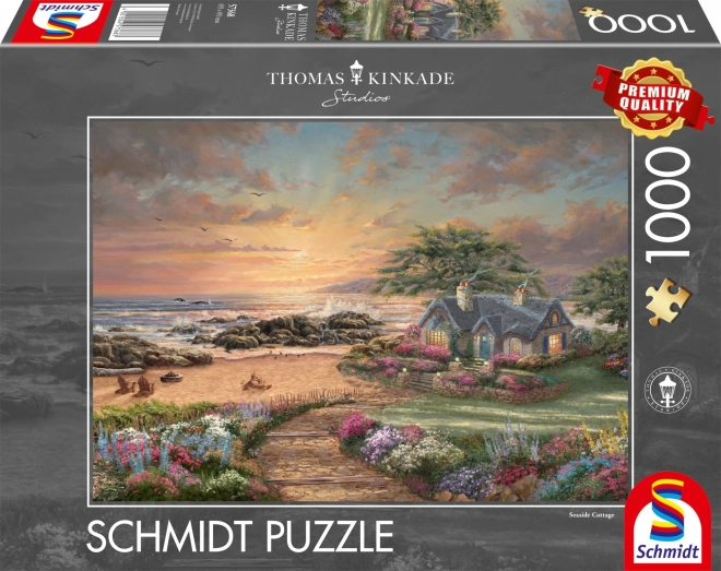 Puzzle Schmidt Casuta la malul marii 1000 piese