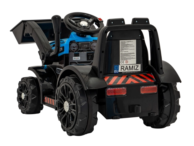 Tractor buldozer cu lumini și muzică pentru copii – Albastru