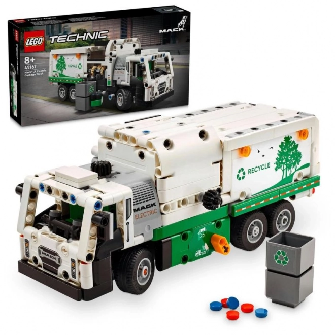 Camion electric pentru colectarea deșeurilor LEGO Technic Mack LR