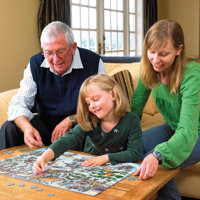 Puzzle de familie orașul hocheiului COBBLE HILL