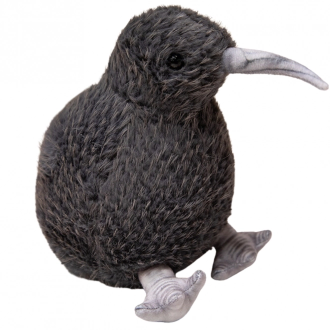 Pasăre Kiwi de pluș - negru 17 cm