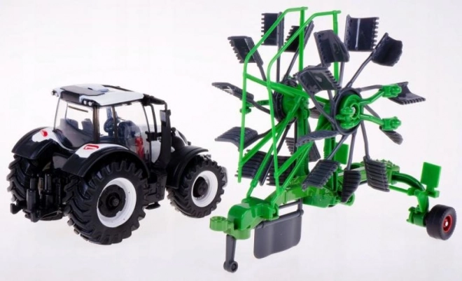 Tractor cu remorcă Bburago Farm Valtra N174