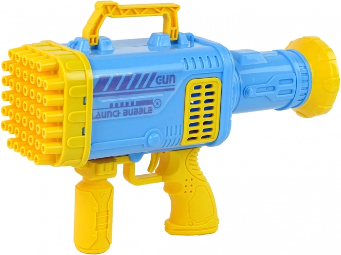 Pistol cu bule de săpun Bazooka cu 45 de orificii Mașină de făcut bule de săpun