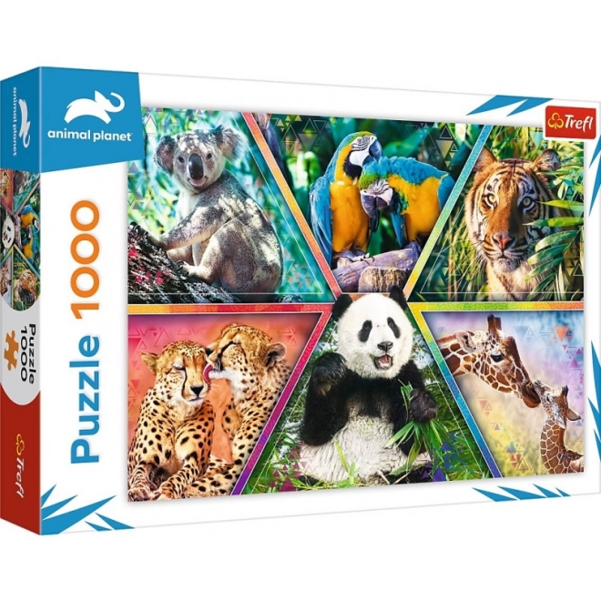 Puzzle Trefl Animal Planet Regatul animalelor 1000 de piese