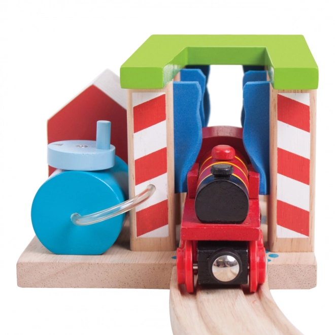 spălătorie trenuri Bigjigs Rail