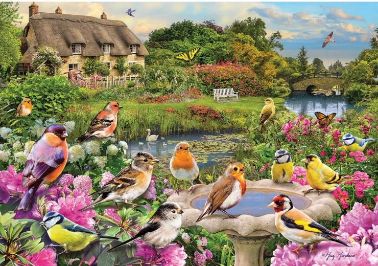 GIBSONS Puzzle Cântecul păsărilor la pârâu XL 250 piese