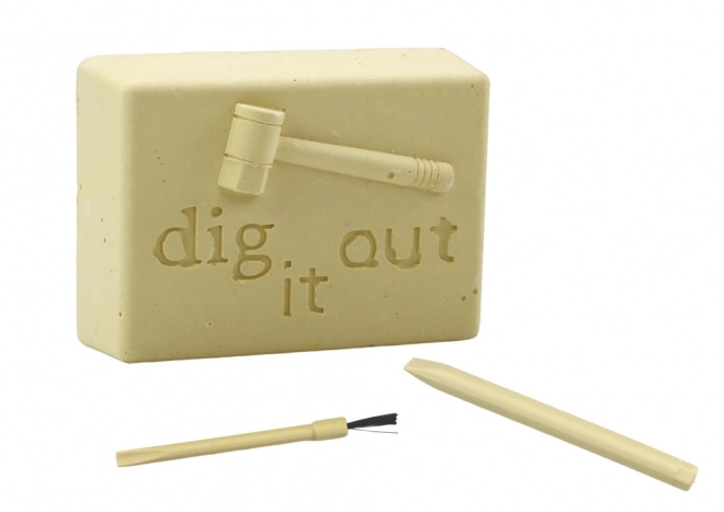 Mini set arheologic pentru descoperirea cristalelor cu unelte