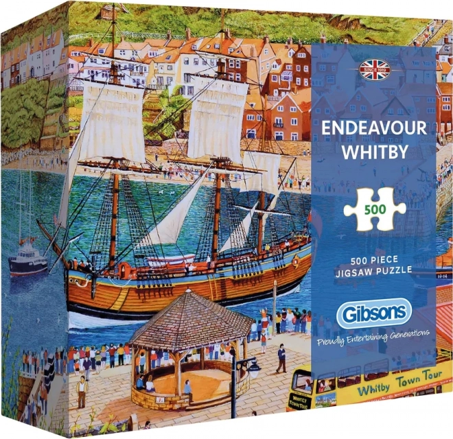 Puzzle Gibsons Endeavour Whitby 500 piese