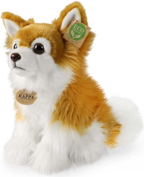Rappa chihuahua de pluș așezată 28 cm eco-friendly