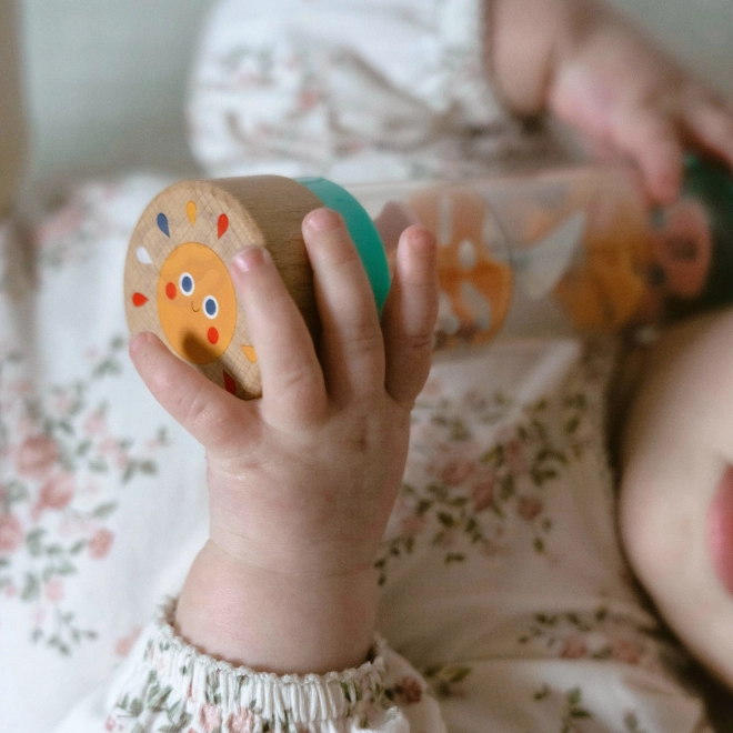 Tooky Toy cutie educațională xxl montessori 6 în 1 senzorială pentru bebeluși 3-4 luni