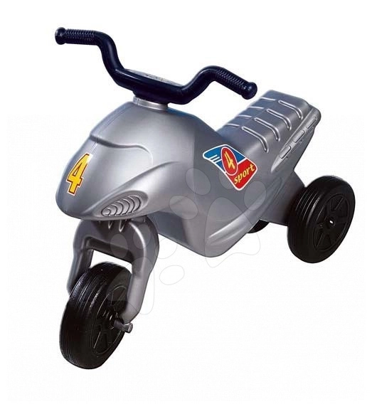 Bicicletă fără pedale Super Bike Mini argintie pentru copii