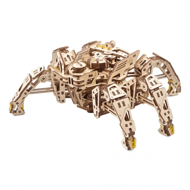 Puzzle 3D Mecanic din Lemn Ugears Explorator Hexapod