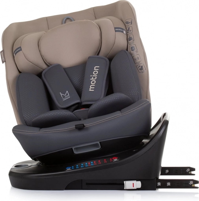 Scaun auto Chipolino Motion i-Size 40-150 cm Isofix 360 Macadamia