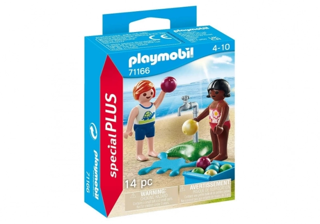 copii cu baloane de apă playmobil special plus