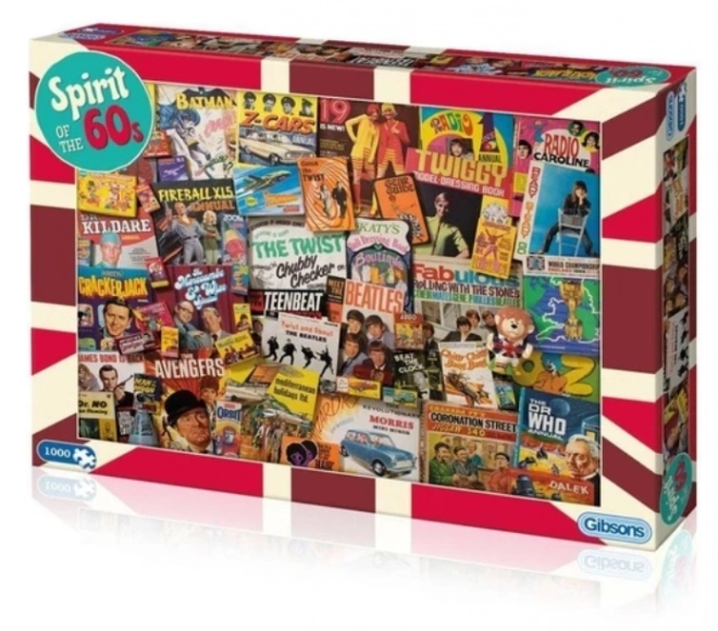 Puzzle GIBSONS Anii '60, 1000 piese