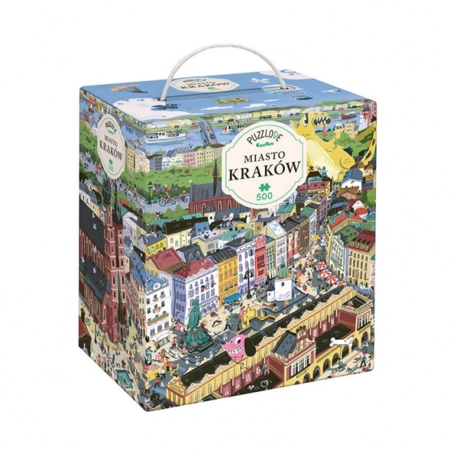 Puzzle 500 de piese Puzzlove - Orașul Cracovia