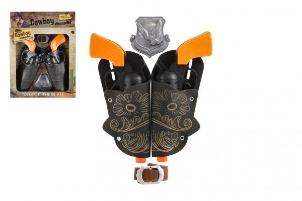 Set pistoale cowboy cu toc