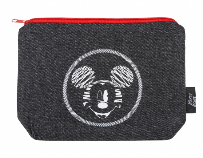 Etui din denim Mickey