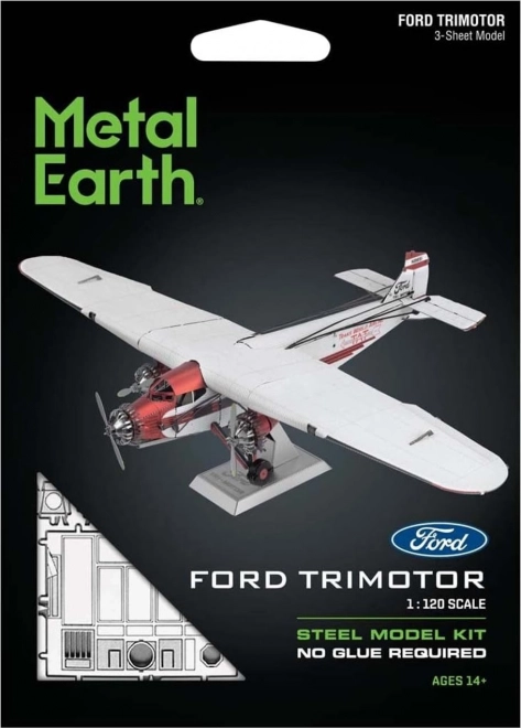 Puzzle 3D metalic avion Ford Trimotor