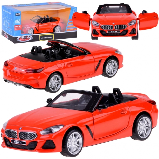 mașină metalică de colecție bmw z4 m40i cabrio