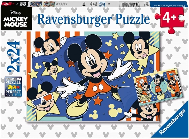 Mickey Mouse 2x24 puzzle