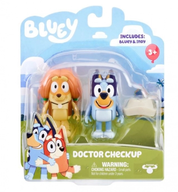 Set figurine Bluey - Vizita la doctor