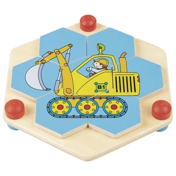 Puzzle hexagonale vehicule de la Goki