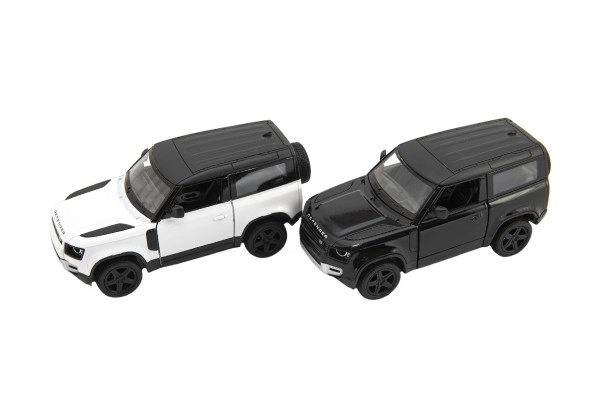 Mașinuță Land Rover Defender 90 din metal și plastic