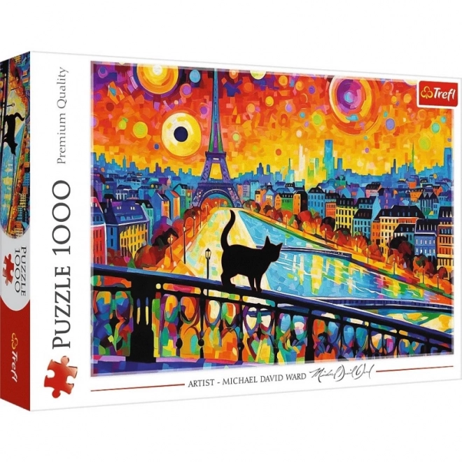 Puzzle 1000 piese Pisici în Paris