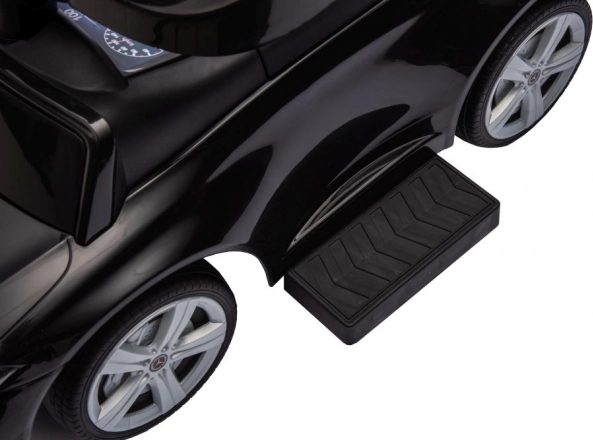 Vehicul de împins pentru copii cu mâner Mercedes 3v1 negru