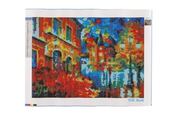 Diamant pictură promenadă urbană 30x40 cm